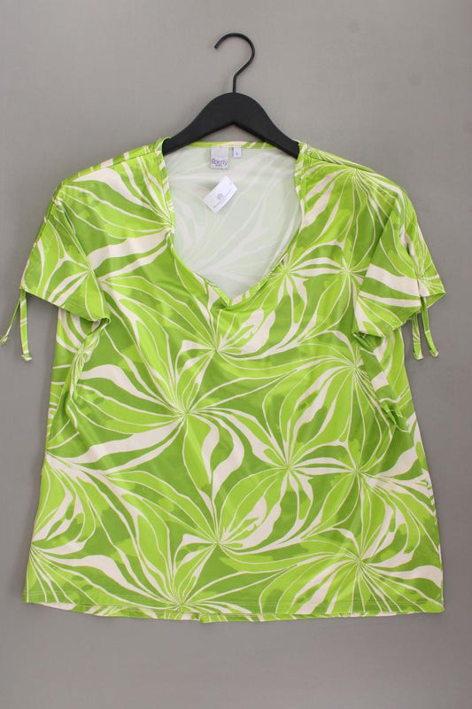 Liberty Printshirt Gr. L Kurzarm grün aus Polyester