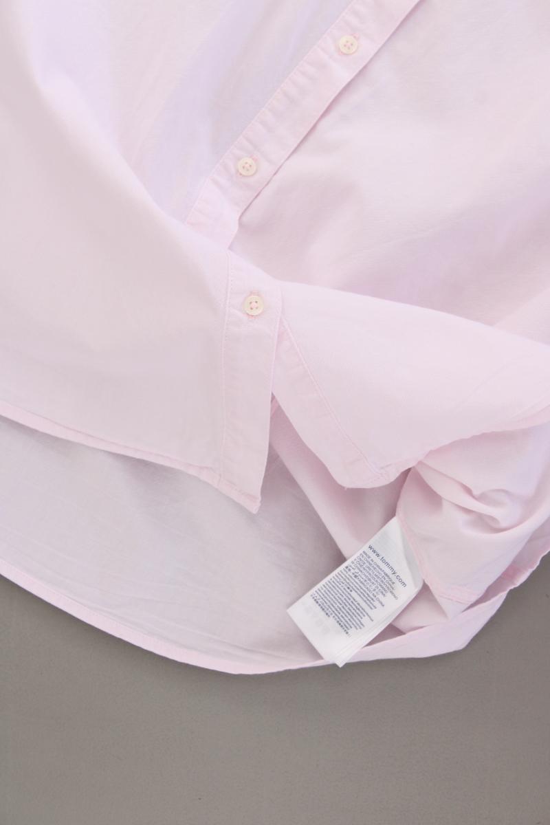 Tommy Hilfiger Kurzarmbluse Gr. UK 12 (L) rosa aus Baumwolle