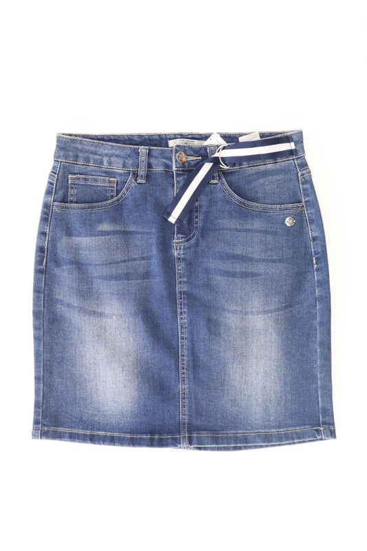 Tom Tailor Jeansrock Gr. 36 blau aus Baumwolle