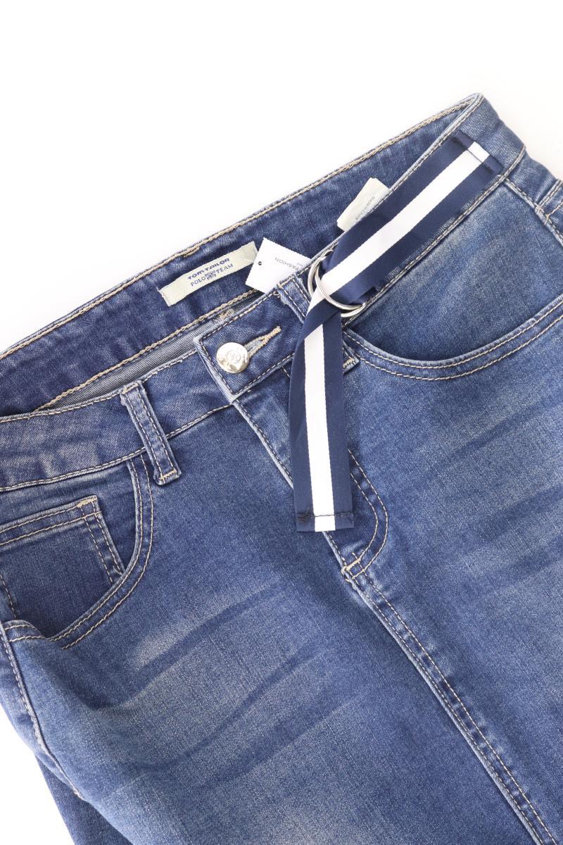 Tom Tailor Jeansrock Gr. 36 blau aus Baumwolle