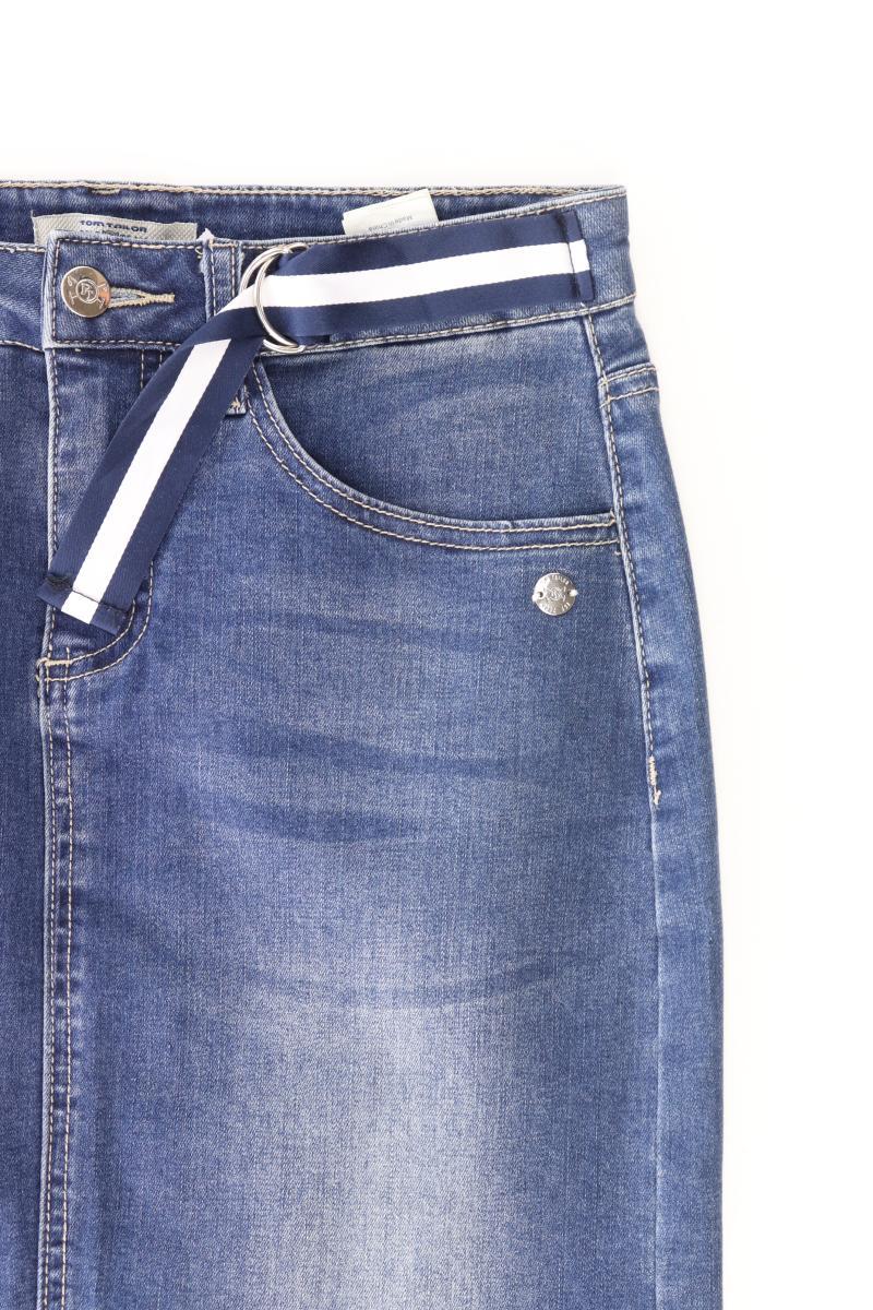 Tom Tailor Jeansrock Gr. 36 blau aus Baumwolle
