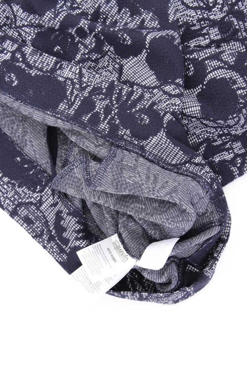 s'questo Langarmpullover Gr. 44 blau aus Viskose