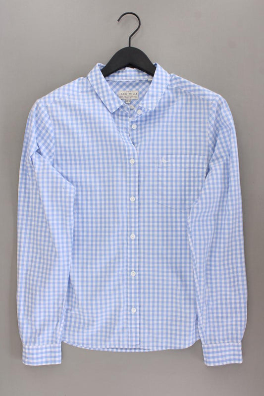 Jack Wills Karobluse Gr. UK 14 (L) kariert Langarm blau aus Baumwolle