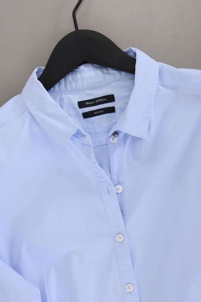 Marc O'Polo Langarmbluse Gr. 42 blau aus Baumwolle