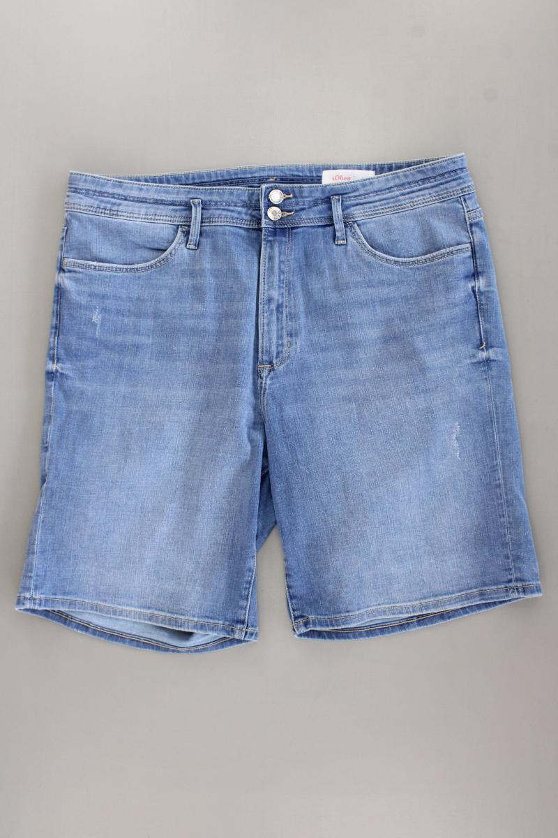s.Oliver Jeansshorts Gr. 46 blau aus Baumwolle