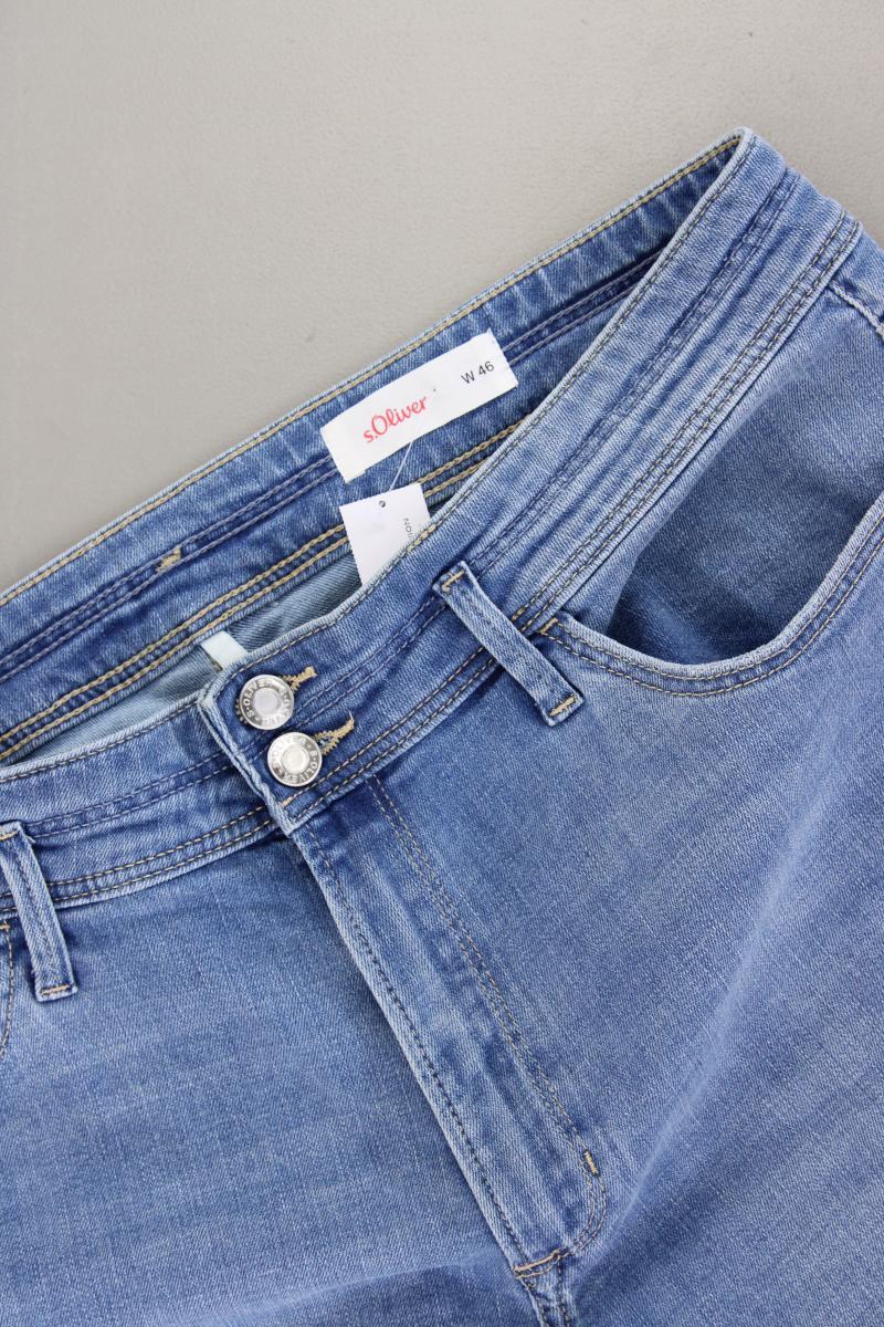 s.Oliver Jeansshorts Gr. 46 blau aus Baumwolle
