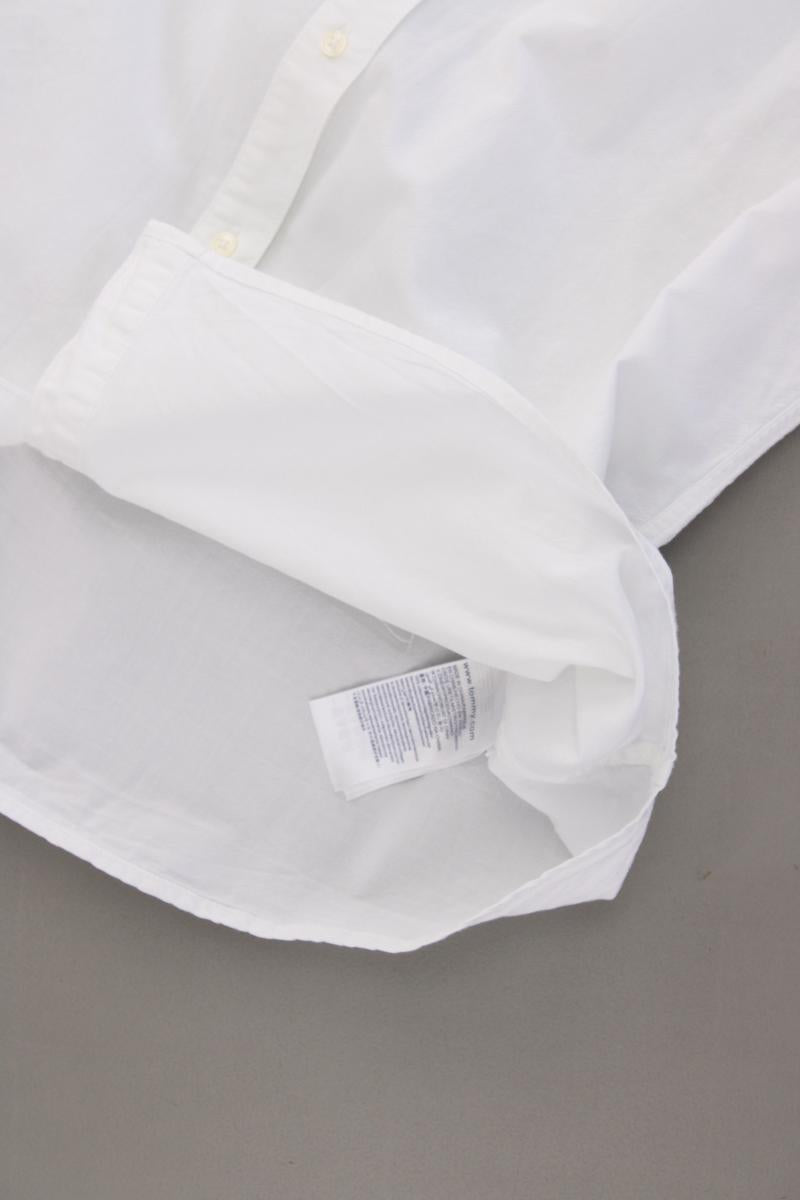 Tommy Hilfiger Kurzarmbluse Gr. UK 12 (L) weiß aus Baumwolle