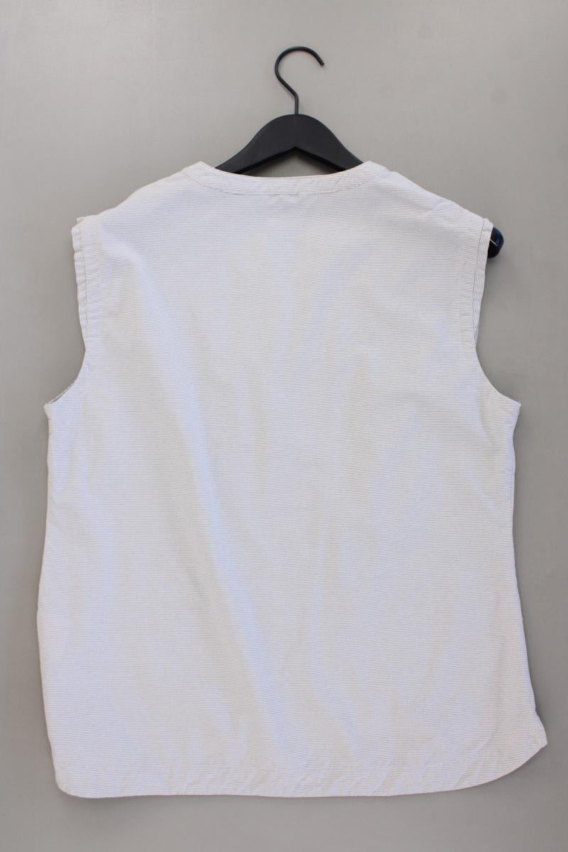 Frilufts Ärmellose Bluse Gr. 46 gestreift grau aus Polyamid