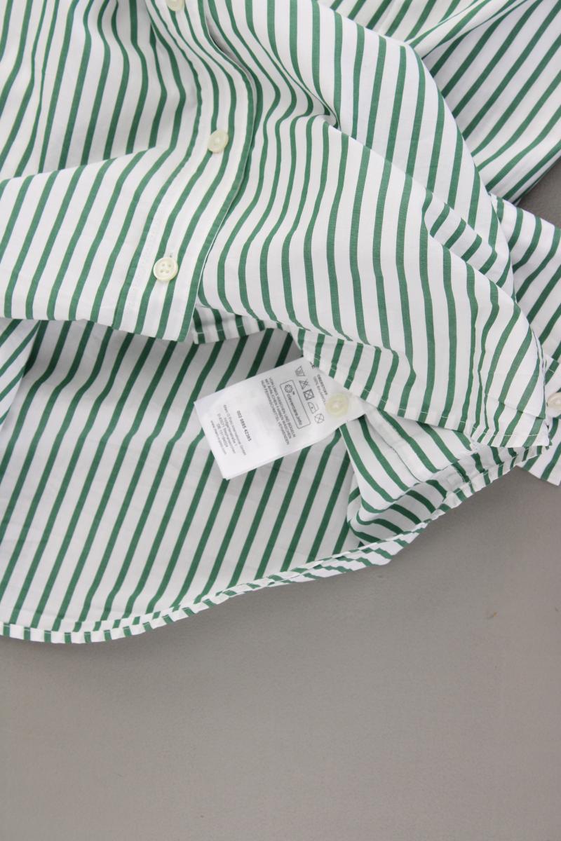 Marc O'Polo Langarmbluse Gr. 42 gestreift grün aus Baumwolle
