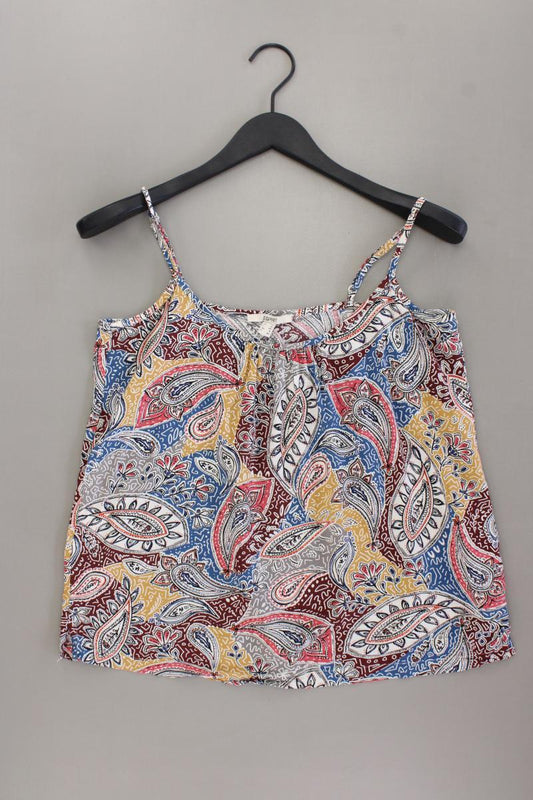 Esprit Spaghetti-Top Gr. 38 mit Paisleymuster mehrfarbig aus Viskose