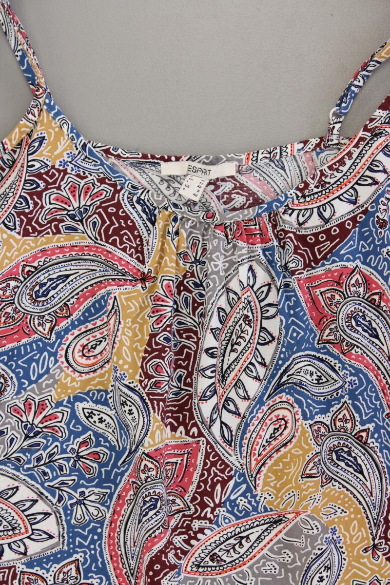 Esprit Spaghetti-Top Gr. 38 mit Paisleymuster mehrfarbig aus Viskose
