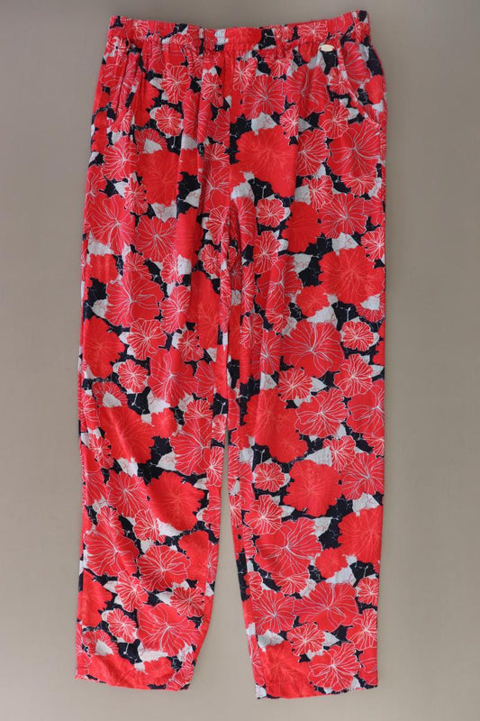 s'questo Stoffhose Gr. 38 mit Blumenmuster rot aus Viskose