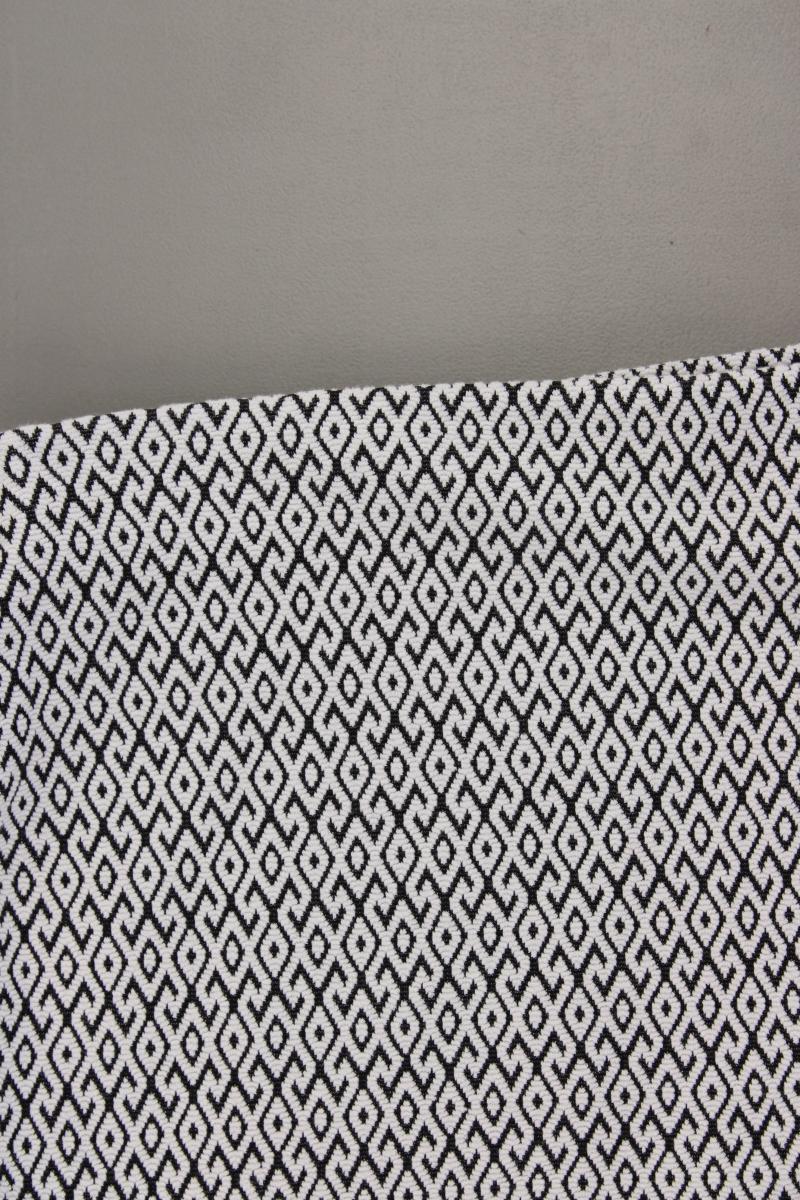 Esprit Stretchrock Gr. XL geometrisches Muster grau aus Baumwolle