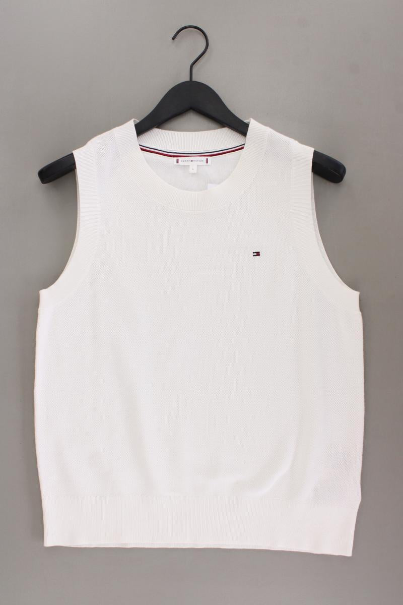 Tommy Hilfiger Stricktop Gr. L neuwertig creme aus Baumwolle