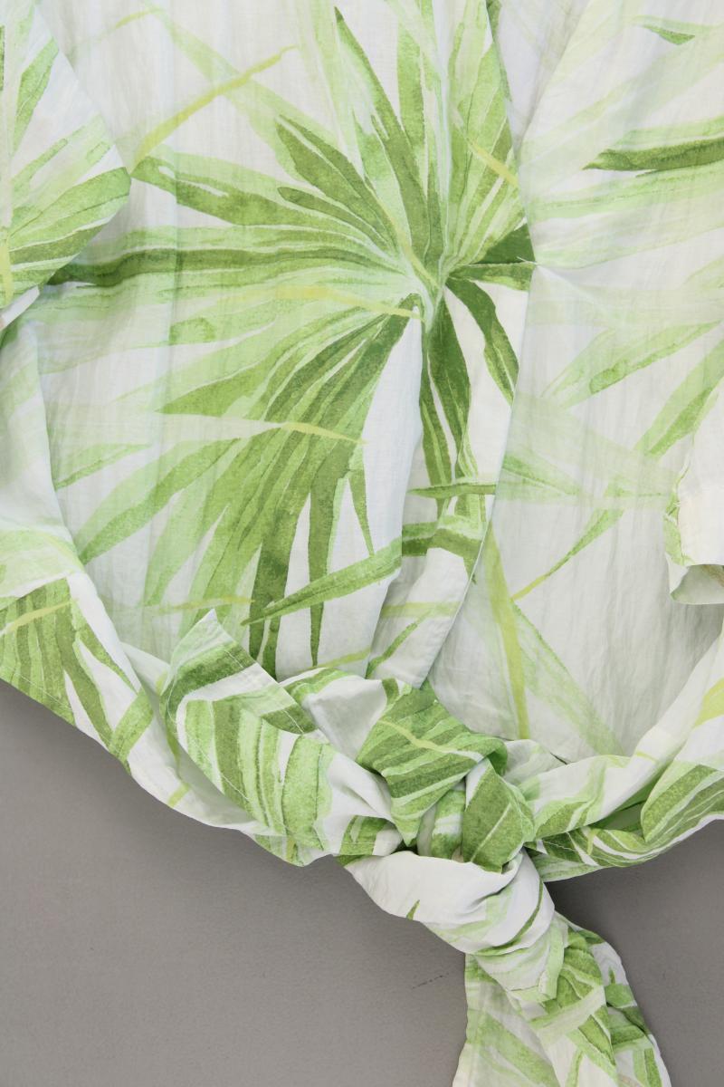 H&M Crop Bluse Gr. 46 Kurzarm grün