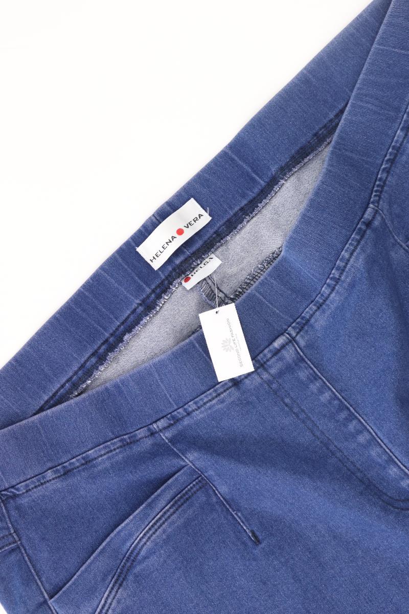 Helena Vera 3/4 Hose Gr. Kurzgröße 24 blau aus Baumwolle