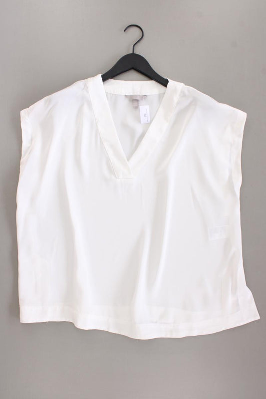H&M Kurzarmbluse Gr. XL creme aus Polyester