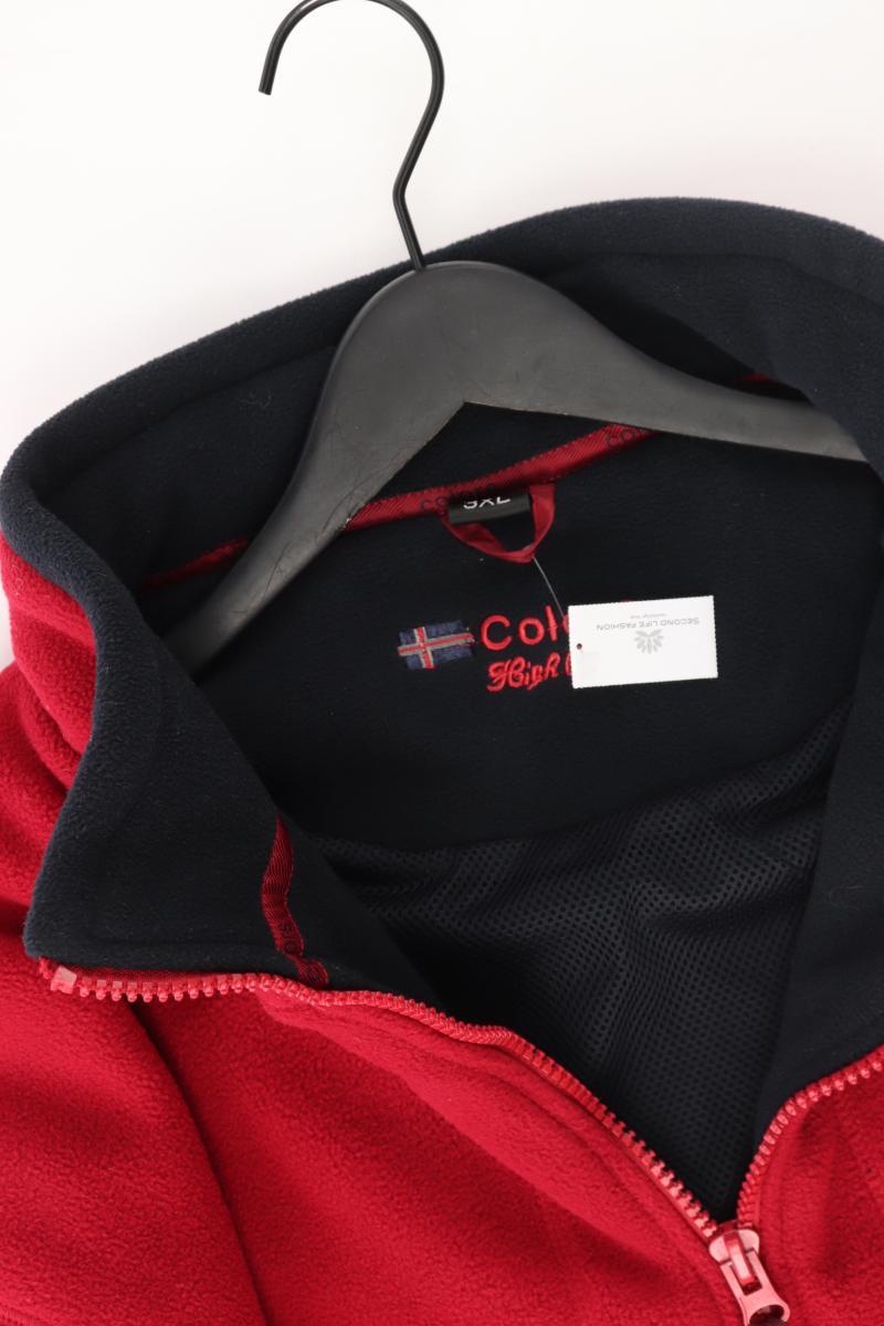 Colors Fleecejacke für Herren Gr. XXXL rot aus Polyester