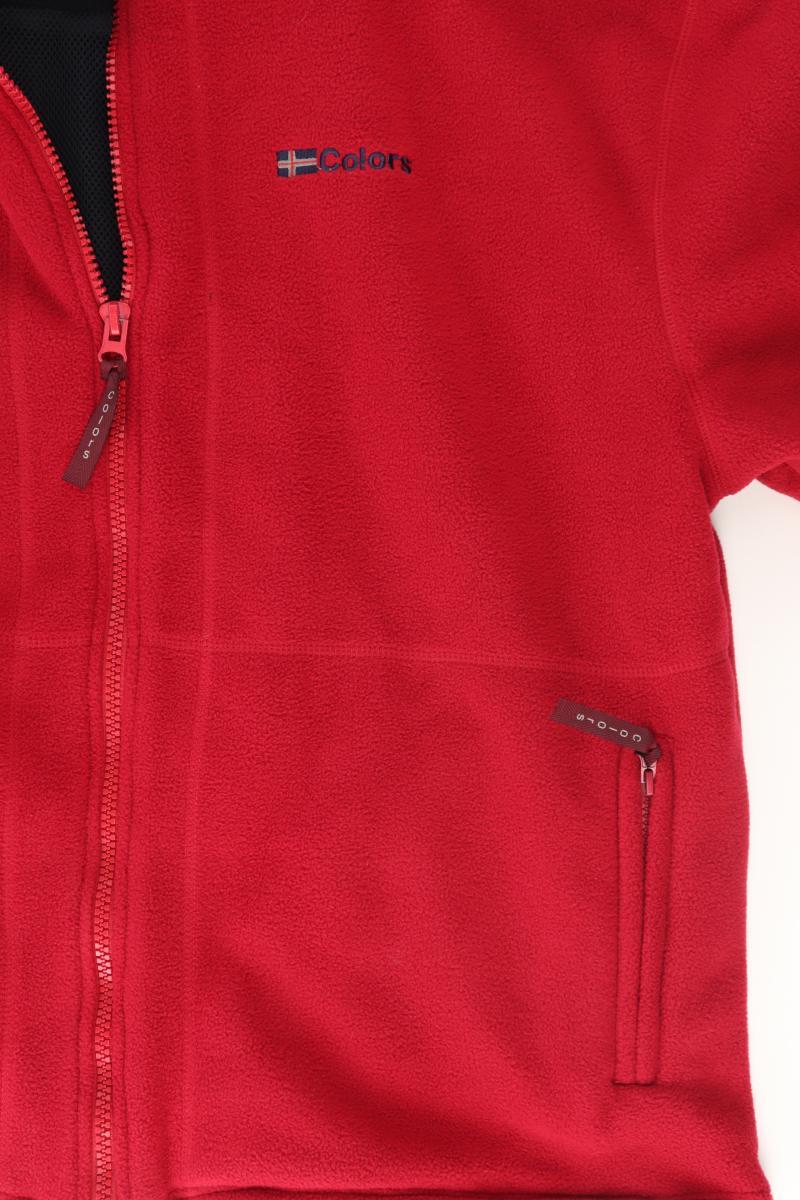 Colors Fleecejacke für Herren Gr. XXXL rot aus Polyester