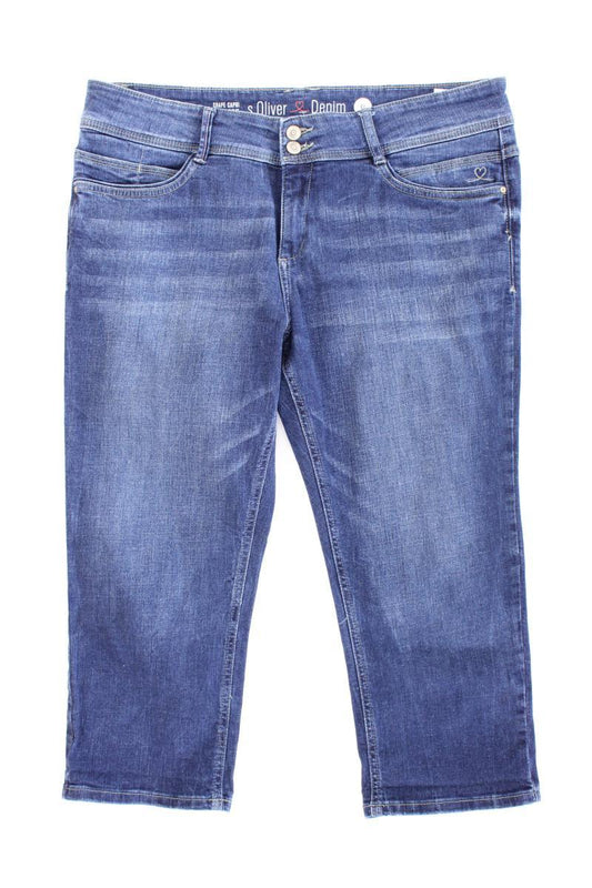 s.Oliver 7/8 Jeans Gr. 42 Modell Shape Capri blau aus Baumwolle