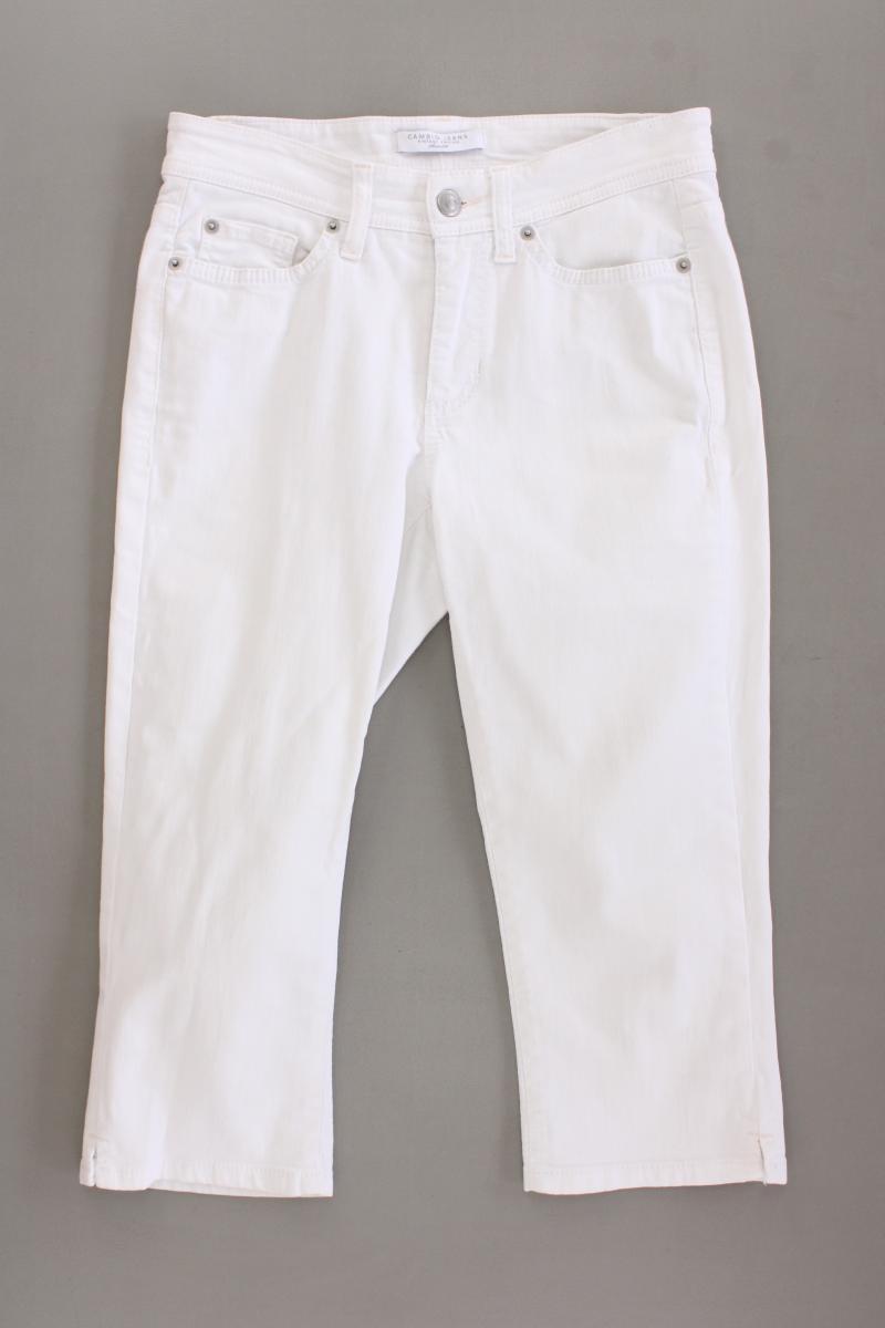 Cambio 3/4 Hose Gr. 34 weiß aus Baumwolle