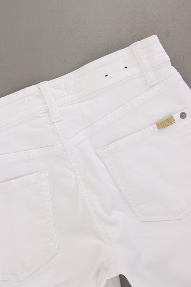 Cambio 3/4 Hose Gr. 34 weiß aus Baumwolle