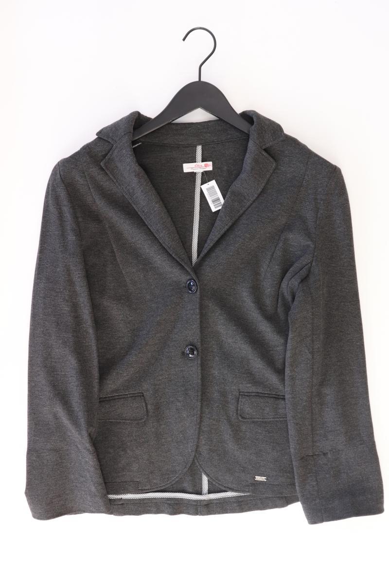 s.Oliver Jerseyblazer Gr. L grau aus Viskose
