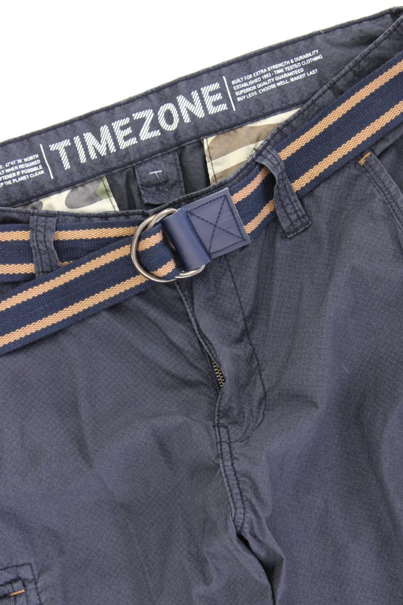 Timezone Cargoshorts für Herren Gr. W34 blau aus Baumwolle