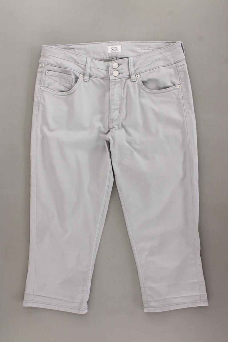 QS by s.Oliver 3/4 Hose Gr. 38 grau aus Baumwolle