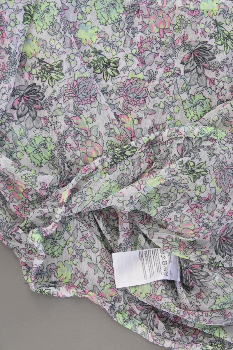 Street One Classic Bluse Gr. 42 mit Blumenmuster 3/4 Ärmel mehrfarbig aus Nylon