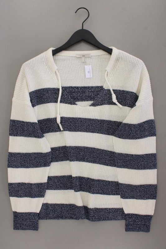 edc by Esprit Grobstrickpullover Gr. XXL gestreift neuwertig blau aus Baumwolle