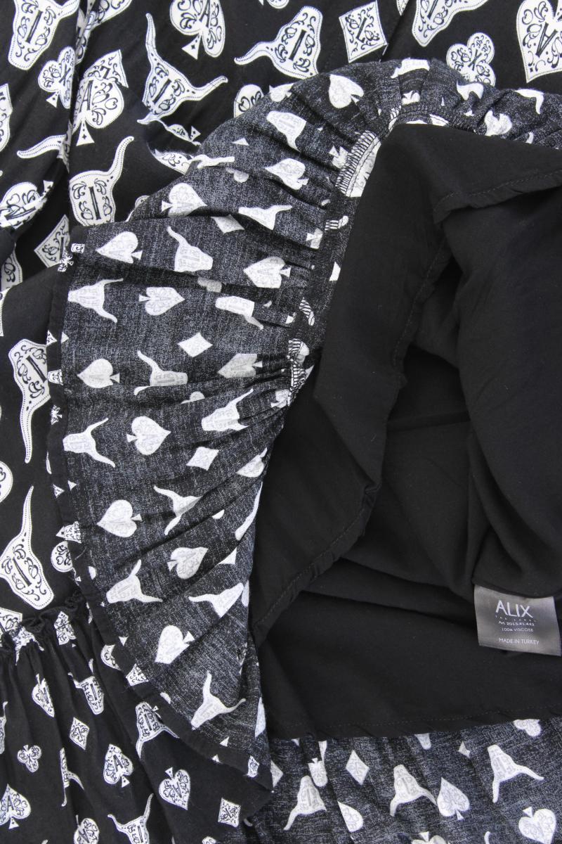 Alix Langarmkleid Gr. S schwarz aus Viskose