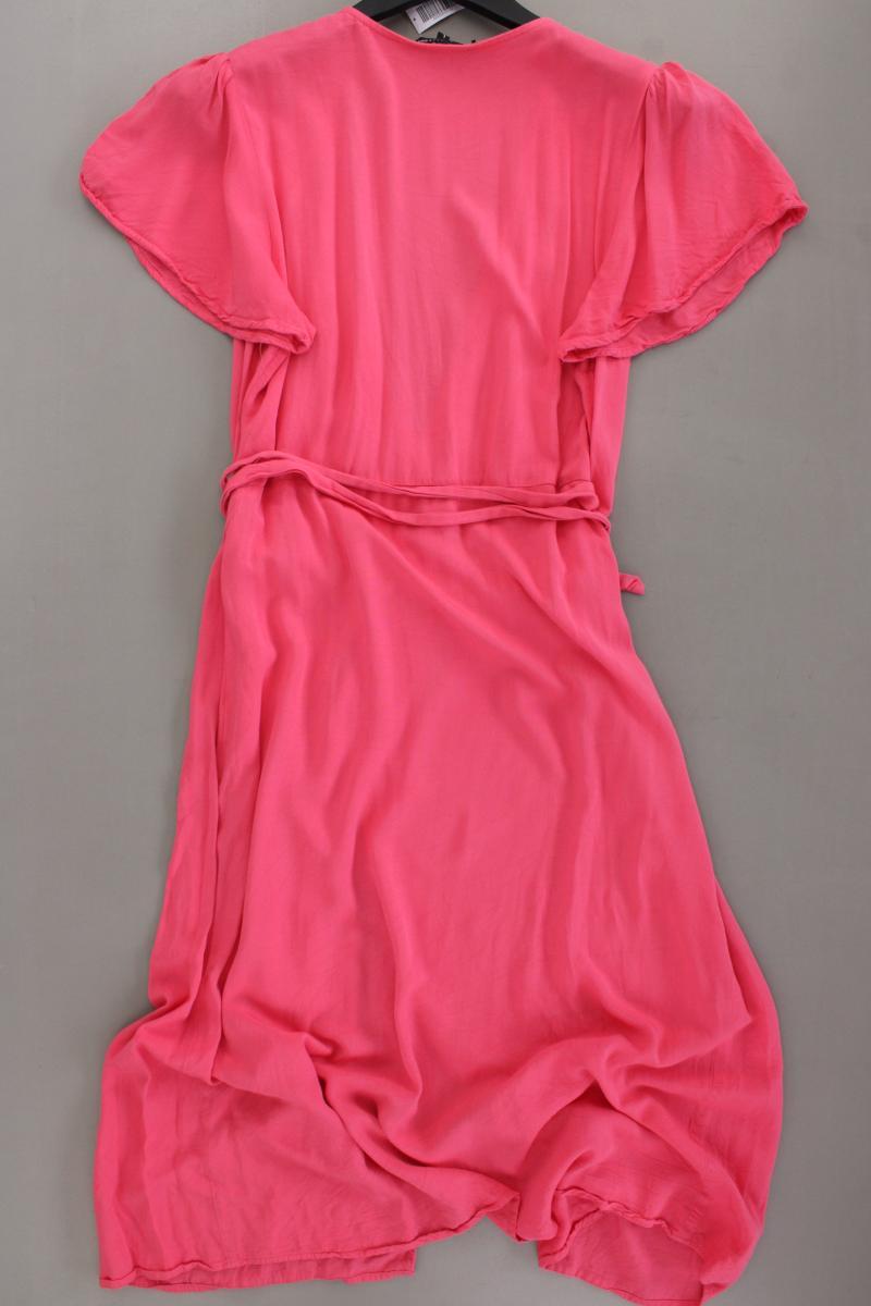 My Jewellery Wickelkleid Gr. L Kurzarm pink aus Viskose
