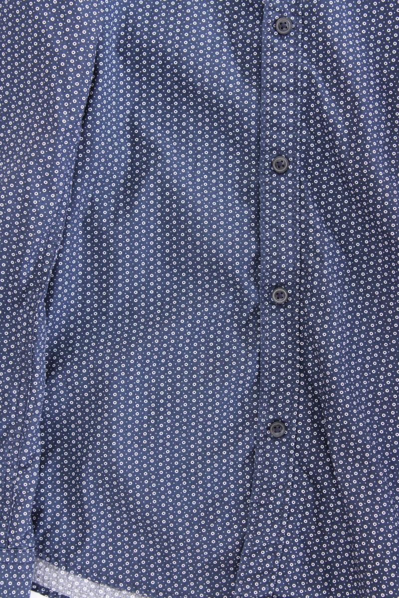 Esprit Langarmhemd für Herren Gr. S blau aus Baumwolle