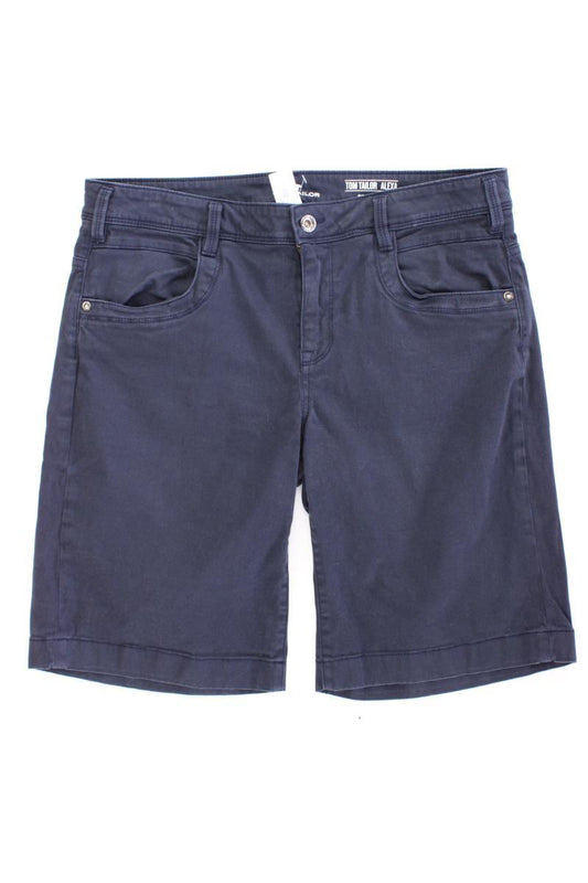 Tom Tailor Shorts Gr. W30 Modell Alexa blau aus Baumwolle