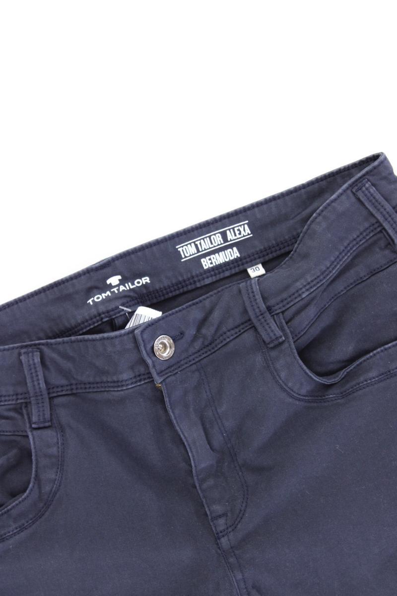 Tom Tailor Shorts Gr. W30 Modell Alexa blau aus Baumwolle