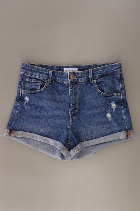 Bershka Jeansshorts Gr. 38 blau aus Baumwolle