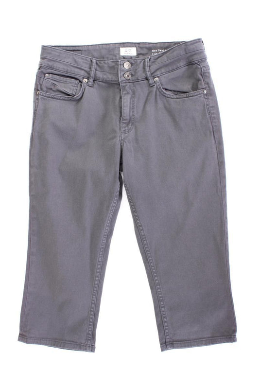 QS by s.Oliver 3/4 Hose Gr. 38 grau aus Baumwolle
