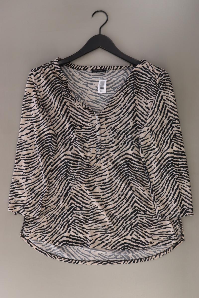 Encuentro Oversize-Bluse Gr. L mit Tierdruck 3/4 Ärmel mehrfarbig