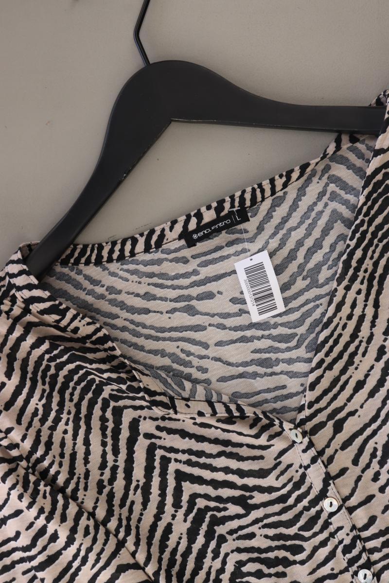 Encuentro Oversize-Bluse Gr. L mit Tierdruck 3/4 Ärmel mehrfarbig