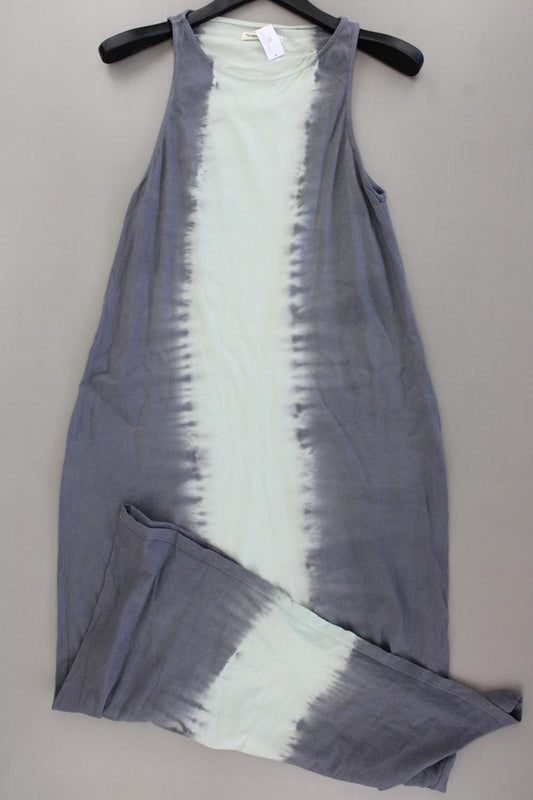 Pull&Bear Maxikleid Gr. M mit Batikmuster Ärmellos mehrfarbig aus Baumwolle