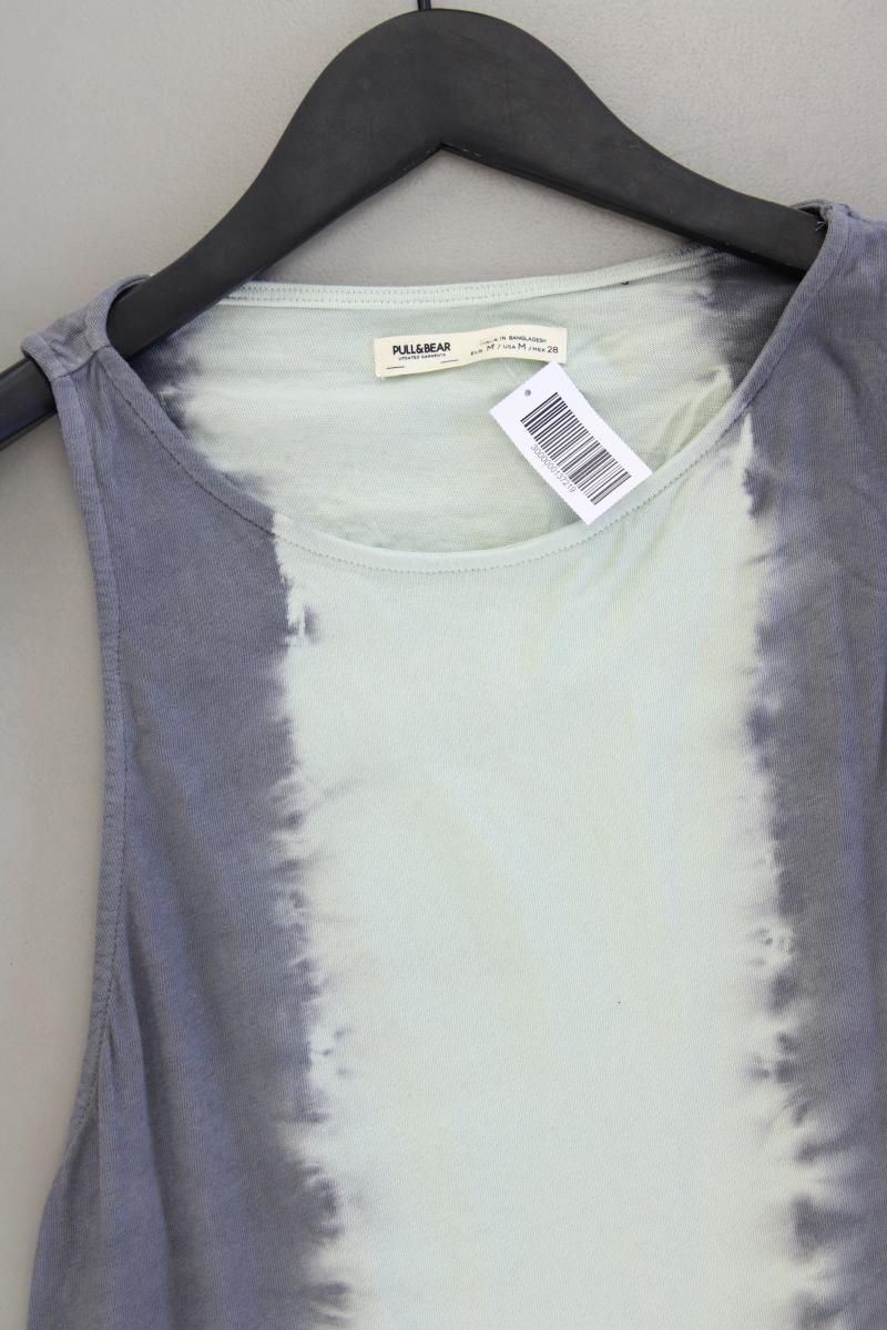 Pull&Bear Maxikleid Gr. M mit Batikmuster Ärmellos mehrfarbig aus Baumwolle