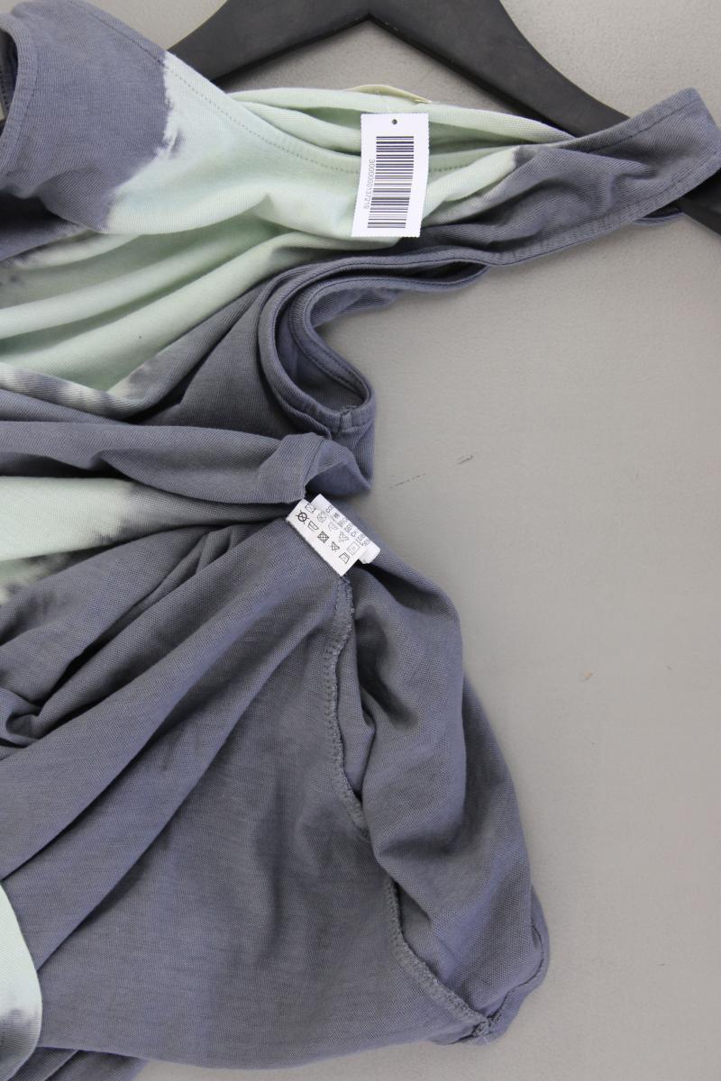 Pull&Bear Maxikleid Gr. M mit Batikmuster Ärmellos mehrfarbig aus Baumwolle