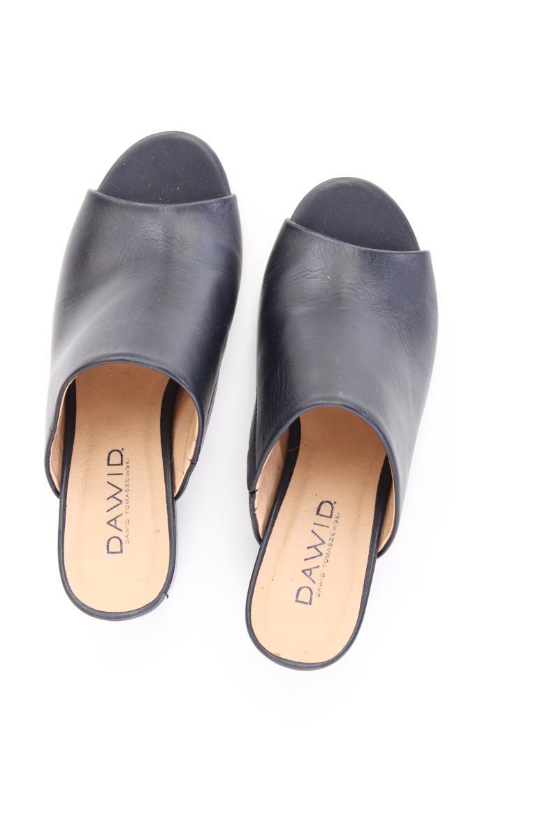 DAWID by Dawid Tomaszewski Sandalen Gr. 38 blau aus Leder