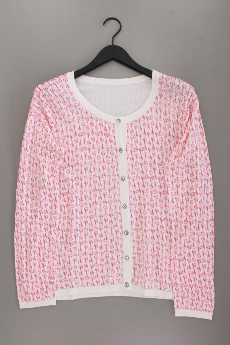 C'est Paris Strickjacke Gr. 44 Langarm mehrfarbig aus Viskose