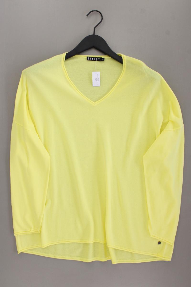 Jette Feinstrickpullover Gr. 46 gelb