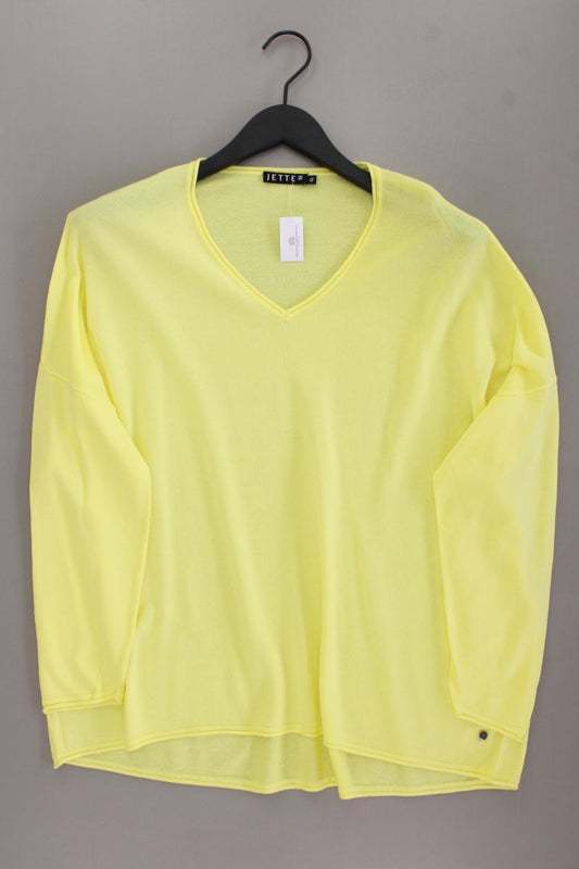 Jette Feinstrickpullover Gr. 46 gelb