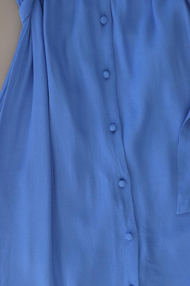 Modström Kurzarmkleid Gr. M mit Gürtel blau aus Viskose