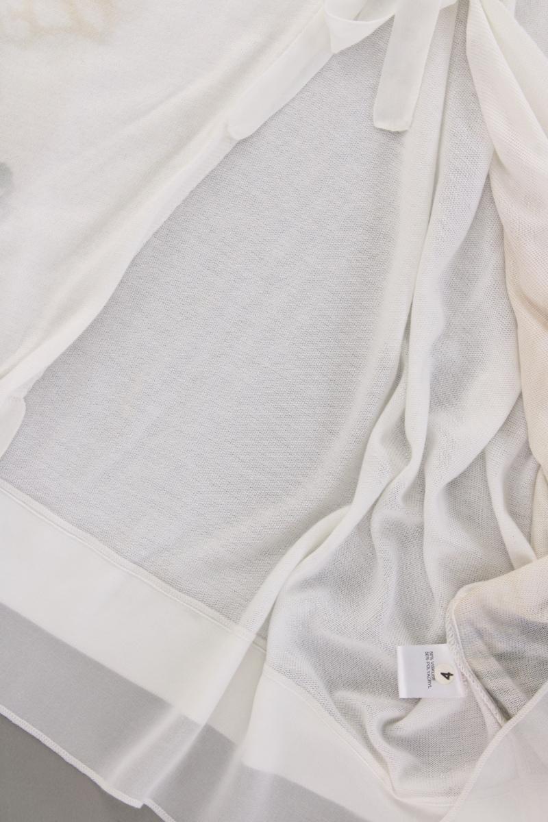 Maren Gilzer QVC Strickjacke Gr. 46 Langarm creme aus Viskose