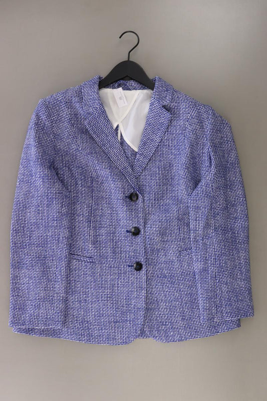 Bonita Longblazer Gr. 42 kariert blau aus Baumwolle